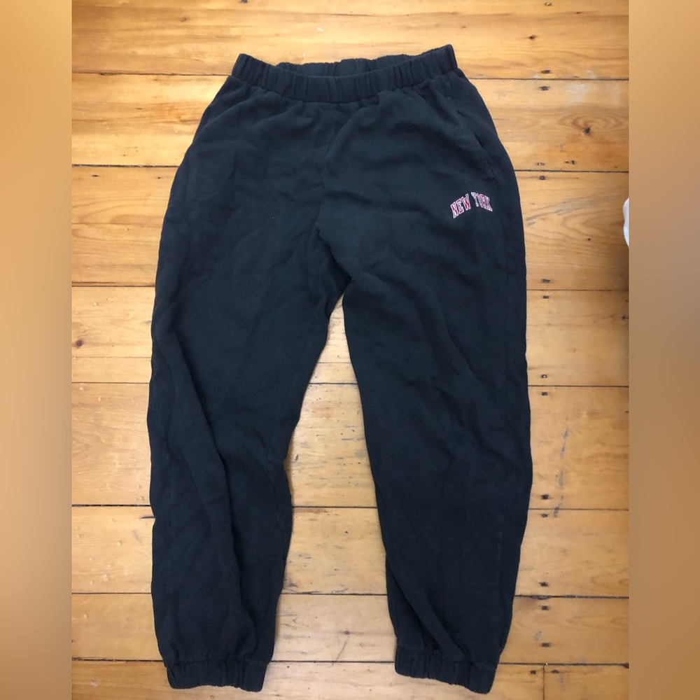 Brandy Melville New York black joggers